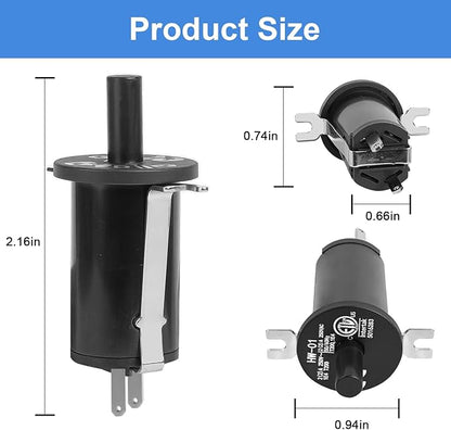 4 Pack Hopper Lid/Door Switch Kit, 9904190041 Replacement Part for Masterbuilt Gravity Series 560/800/1050 XL, Digital Charcoal Grill + Smokers, Including 8Mounting Screws