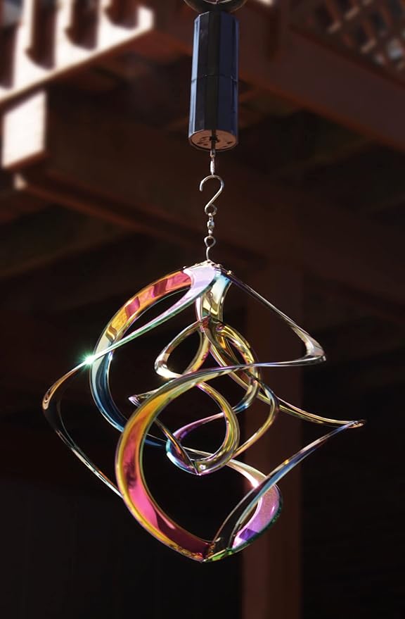 Red Carpet Studios The Original Double Helix Cosmix Wind Spinner, 14-Inch, Rainbow