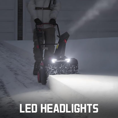PowerSmart 40V Cordless Snow Blower 21-in Snow Blower Battery Powered, Battery and Charger Included, HB2421A