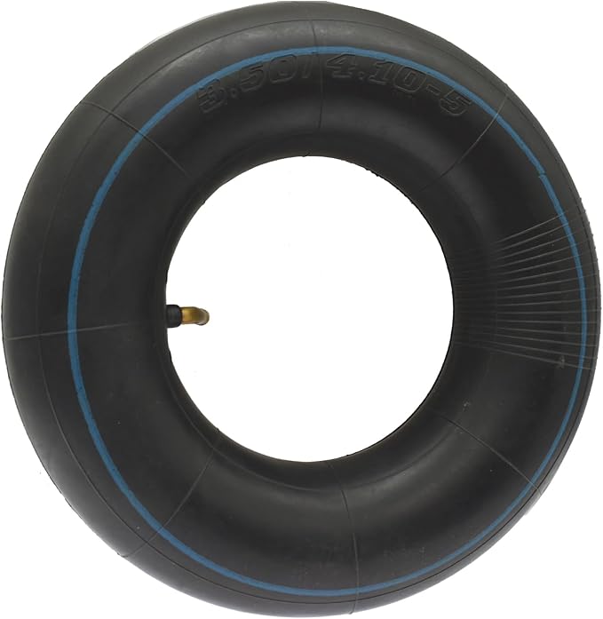3.50/4.10-5 (11 x 4.00-5) Inner Tube with Bent Valve Stem, fits following Tire sizes as 4.10/3.50-5 11x4x5 11x4.00-5, for Wheelbarrow Barrow Sack Truck Trolley, and more.