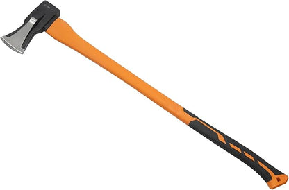 HFS(R) 35" Axe Hatchet with Fiberglass Handle 70.55oz/2000g Head Weight Heat-Treated Blade, Anti-Slip Grip, Perfect for Camping, Hiking, Woodworking
