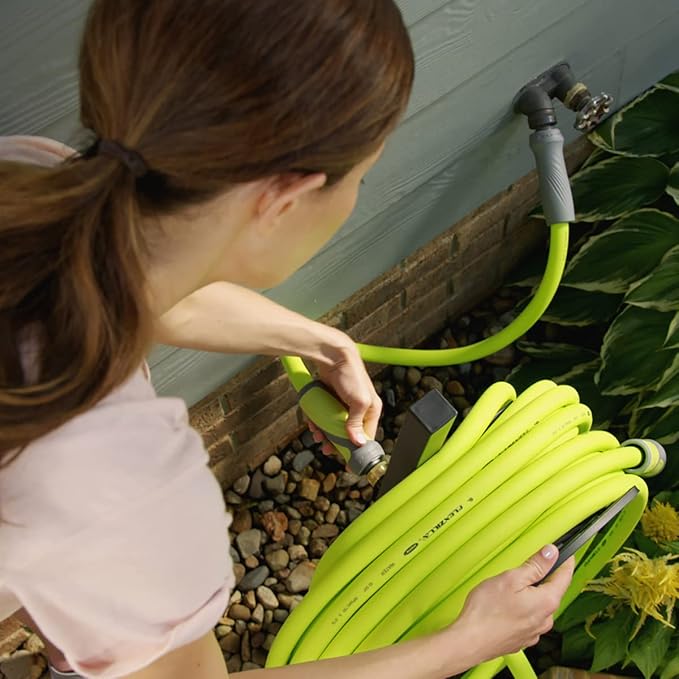 Flexzilla Garden Hose with SwivelGrip, 5/8 in. x 100 ft., Lightweight All-Weather Water Hose, Durable and Flexible, Leak-Free Connections