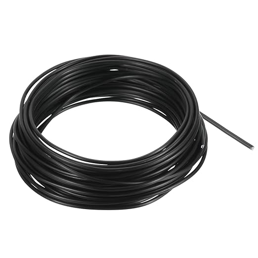 Bonsai Training Wire Black Floral Wire 10m/32.8feet Bonsai Training Wire Stems Anodized Aluminum Tree Wire for Plants Gardening Branch Fixing Horticulture Landscape,1.5mm