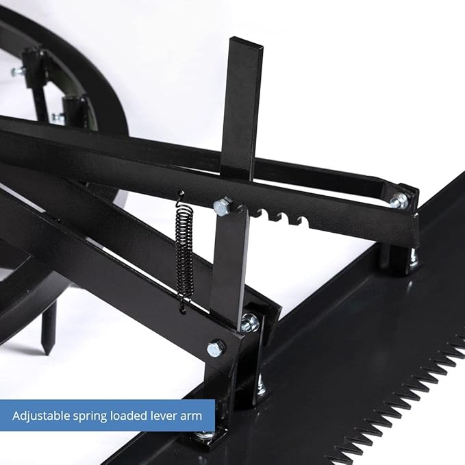 Titan Attachments Arena Spin Harrow Groomer 72" Cat 1 3 Point Quick Hitch HD (Add Optional Rake Attachment: Yes)