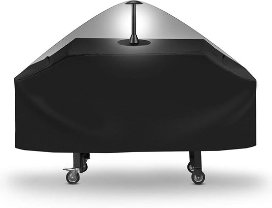 SunPatio Griddle Cover 36 Inch, Compatible for Blackstone 36" Griddle Cooking Station, Camp Chef etc., Outdoor Heavy Duty Waterproof 4 Burner Flat Top Gas Grill Cover with Support Pole