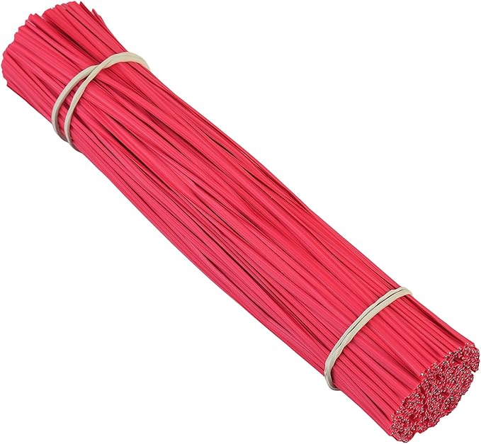 Tangyinrd 300 pcs 5 inch Red Plastic Twist Ties, Cable Ties, for Bags, Gardening Tools