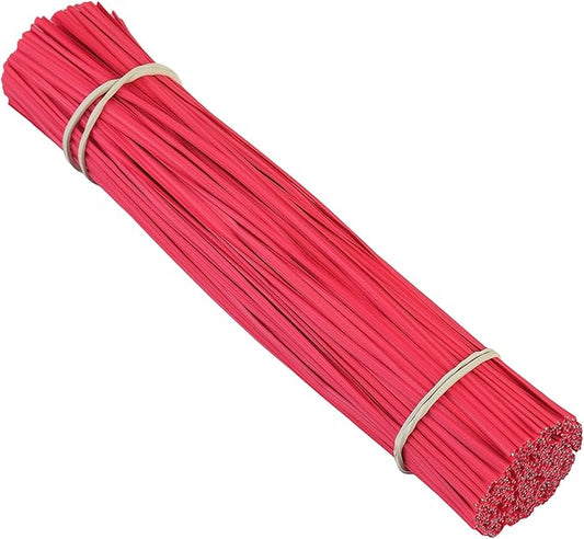 Tangyinrd 300 pcs 5 inch Red Plastic Twist Ties, Cable Ties, for Bags, Gardening Tools