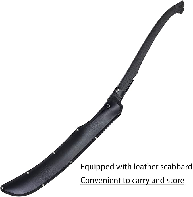 SV Handmade cast Manganese Steel Chopping Blade Sword, Full Tang, Outdoor, Hunting, Camping, Hiking, Survival, with Protective Cover, Multiple Styles to Choose from