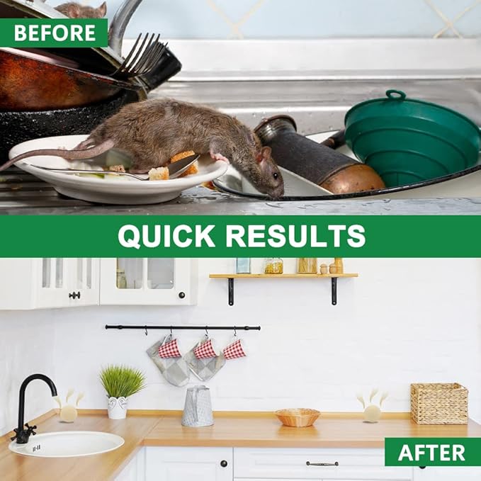 Rodent Repellent Balls Indoor/Outdoor Mice Repellent Indoor, Rat Repellent for Outside, Outdoor Mouse Repellant, Peppermint Balls for Rodents, Rat Repeller for Car Engines 12Pack