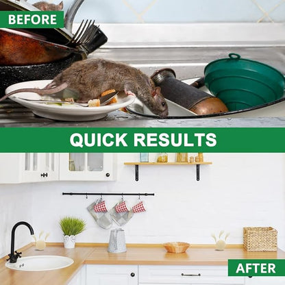 Rodent Repellent Balls Indoor/Outdoor Mice Repellent Indoor, Rat Repellent for Outside, Outdoor Mouse Repellant, Peppermint Balls for Rodents, Rat Repeller for Car Engines 12Pack