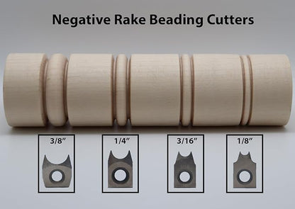 Easy Wood Tools 1/4" Negative Rake Beading Cutter (2820NR)