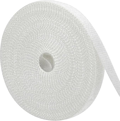 100ft x1/2 in Hook and Loop Roll, Hitotsu Reusable Fastening Tape Cable Ties, Self-Gripping Multi-Purpose Wrap Fasteners for Cord Manage,Home, Office, Electrical Cords, Data Center, White