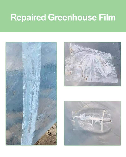 vensovo Greenhouse Covering Plastic Repair Tape - Heavy Duty Garden Green House Sheeting, Plastic Polyethylene Film Repair Tape (2"×164')