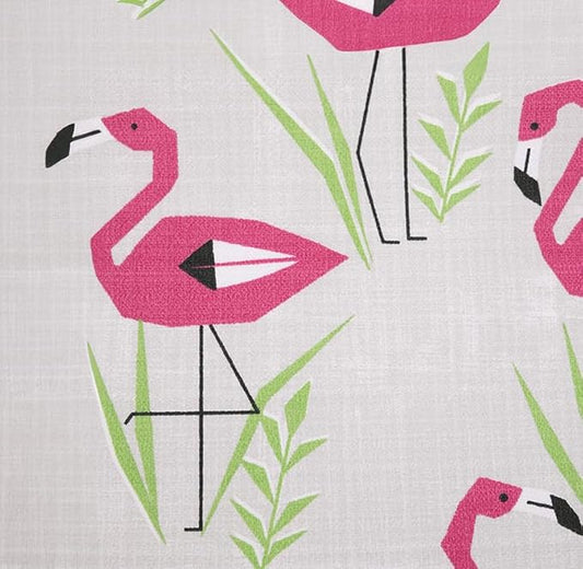RSH DECOR Deep Seating Cushion with Pillow Back | 25” x 25.5” Seat | Water and Fade-Resistant Spun Fabric | Outdoor Chair Cushion Set for Patio Furniture | Groove Fusion Pink Flamingo