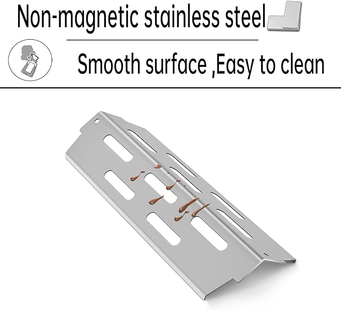 Kalomo Grill Grates Parts for Weber Genesis II E-310, S-310, E-315, E-330, E-335, S-335, LX S-340, E-340, 66802, 66795 18”Flavorizer Bars Stainless Steel Grids BBQ Gas Grill Replacement Parts