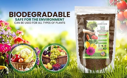 Organic Molasses for Plants - Horticultural Molasses - Ideal for Traditional & Hydroponic Gardening, for Indoor & Outdoor Plants (4 QUARTS)