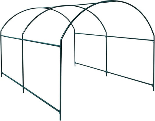 Strong Camel Greenhouse Replacement Frame for Outdoor Larger Hot Garden House , Support Arch Frame Climbing Plants/Flowers/Vegetables (10' X7'X6', Frame)