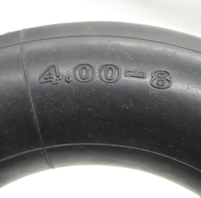 4.00-8 Wheelbarrow Inner Tube (2 pack),with TR87 Bent Straight Valve Tyre, work for 4-8 4.8/4.00-8 tire onto Barrow Sack Truck Trolley Spare Wheel, wheelbarrow, and more