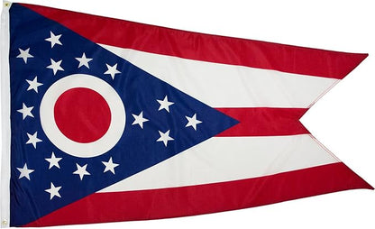 FlagSource Ohio Nylon State Flag, Made in USA, 5x8'