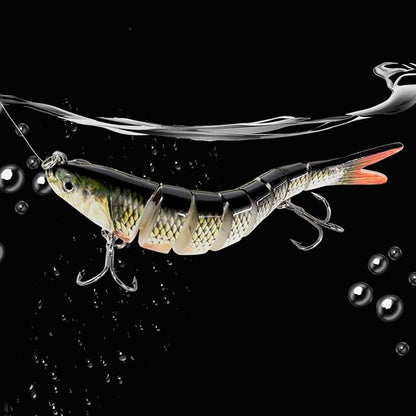 Fishing Lures for Bass Trout Topwater Multi Jointed Swimbaits Slow Sinking Bionic Swimming Lures Bass Freshwater Saltwater Bass Lifelike Fishing Lures Kit