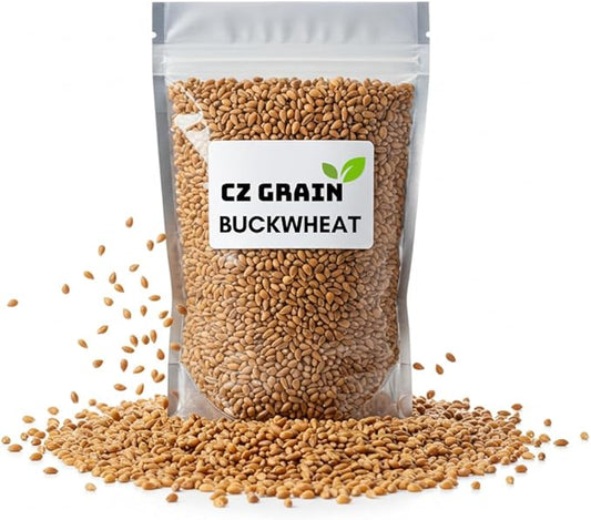 Buckwheat Seeds for Planting - Cover Crop, Grain, Bee Pasture, Pollinator, Wildlife Seed (8 Pounds)