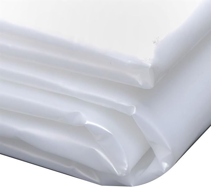 14 x 25FT Greenhouse Plastic Sheeting, 6 Mil Heavy Duty Clear Polyethylene Film, Covering for Gardening, Farming