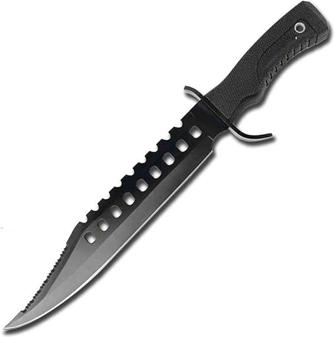Armory Replicas Night Stalkers Marine Force Recon Hunting Outdoor Survivors Sawback Knife 17 Inches Black