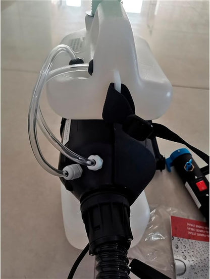 12L Electric ULV Cold Fogger Backpack with 3.17 Gallon Tank Commercial Sprayer Portable Fogger Sprayer Machine with 18" Extension for Large Area Coverage - Misting Machine