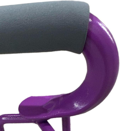 Hand Tiller Claw Cultivator Garden Yard Soil Loosener Soil Tiller Manual for Raised Garden Beds Potted Cultivating Plant Pot violet