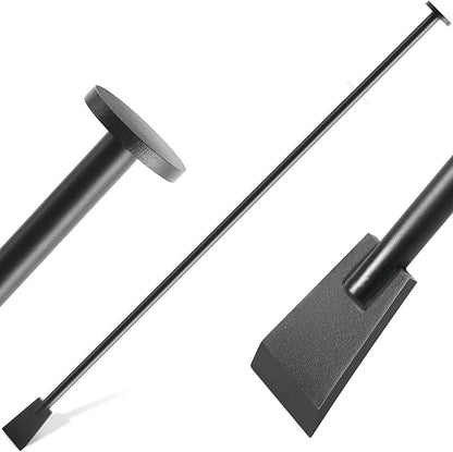 69 Inch Tamping and Digging Bar Steel Bars Post Hole Digger Tamping Bar (Black)