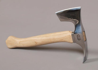 Stainless Steel Elegant Small Bearded Hatchet/Axe Combined with Adze Blade