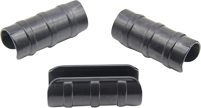 Garden Buildings Tube Clip 1.26 inch Black Greenhouse Clips Greenhouse Frame Pipe Tube Film Clip Connector Kit Pack of 10, Can Clamping Something Outer Diameter of 1.22-1.3in