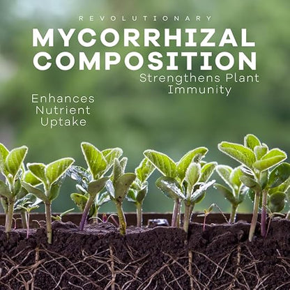 DYNOMYCO Granular Mycorrhizal Fungi Inoculant, 340g / 12oz – Boosts Root Growth, Yields & Nutrient Uptake – 900 Propagules/g, Concentrated Granules, & OMRI Listed – Biofertilizer for Plant Growth