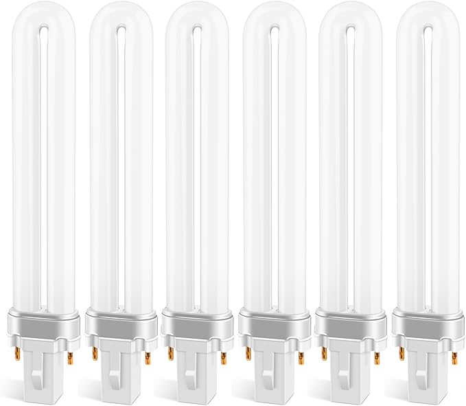 9W Bulbs 21050 Replacement Compatible with DynaTrap Models DT3009, DT3019 and DT3039, U Shape Replacement Bulbs Light (6Pack)