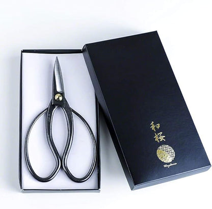 Wazakura Japanese Bonsai Tool Set MADE IN JAPAN, Bonsai Scissors 7inch(180mm) + Concave Branch Cutter 8inch(200mm), Essential Starter Kit