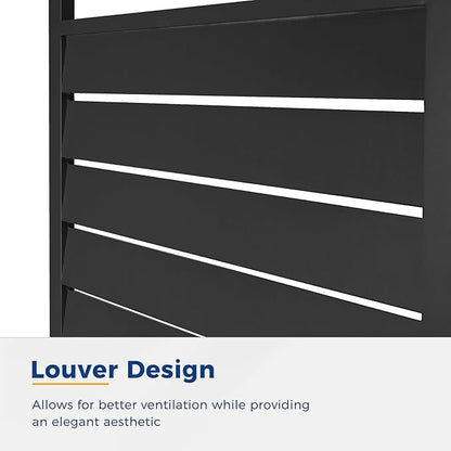 Wisteria Lane 54.3” Outdoor Patio Aluminum Fire Pit Table, 50000 BTU CSA Certified Propane Gas Fire Pit, Rectangular Fire Table w/Stainless Burner, Lava Rock, Waterproof Cover