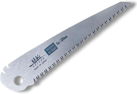 SUIZAN Replacement Blade for Japanese Folding Saw 4.7" Versatile for Wood