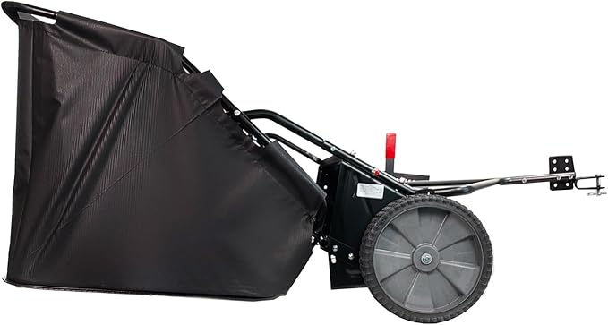 Brinly 42" Tow-Behind Lawn Sweeper in Hammered Finish with High-Velocity Brushes