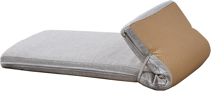 48 x 14 Inch Piano Bench cushons for Indoor Furniture with Ties Non Slip Kitchen Dining Room Bench seat Cushion for Show Storage, Window, Settee, Ottoman ，Beige