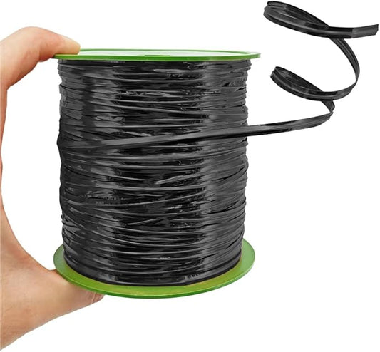HAHIYO 350Yards/1050Feet/320M Black Metal Twist Ties for Bread Candy Coffee Plant Garden Cellophane Treat Bags Gift Wrapping Plastic Halloween Party Cake and Craft Projects