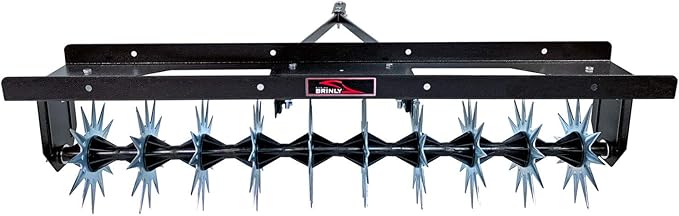 Brinly SA2-40BH-P2 40" Tow Behind Spike Aerator with Double Tow Bar