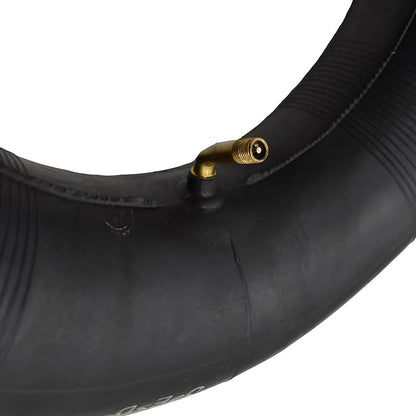 4.00-8 Wheelbarrow Inner Tube (2 pack),with TR87 Bent Straight Valve Tyre, work for 4-8 4.8/4.00-8 tire onto Barrow Sack Truck Trolley Spare Wheel, wheelbarrow, and more