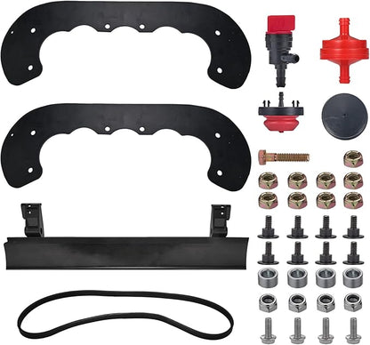 99-9313 Snow Blower Rubber Paddles for Toro PowerClear 721 821 Snowblower Paddle with 133-5585 108-4884 Scraper & 121-6622 V-Belt Mounting Hardware Kit - （10MM Thick） for Commercial Machines