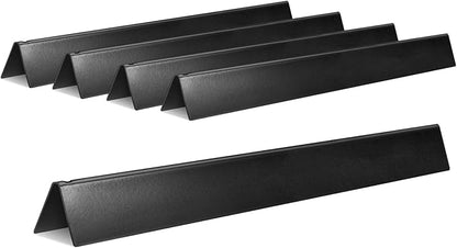 GasSaf 21.5 Flavorizer Bars 7534 for Weber Spirit 200, E/S200 E/S-210, Spirit 500, Genesis Silver A with Side 2-Burner Grills, 5-Pack Black Porcelain Steel Flavor Bars for Weber 7535 65902 Grill Parts