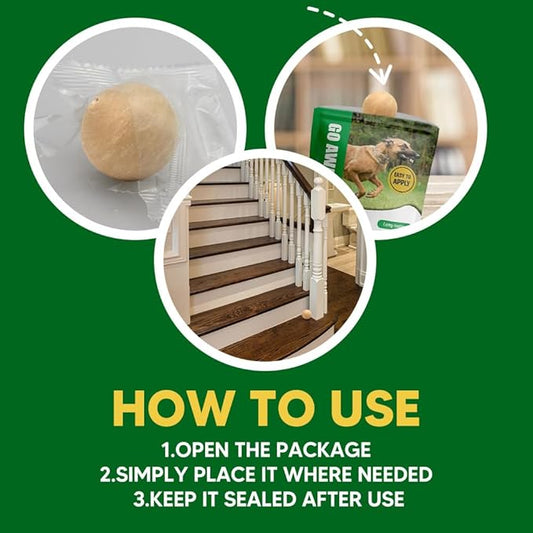 Dog Repellent for Indoor & Outdoor Use, Keep Dogs Away from Furniture, Lawn & Entryways, Stops Digging, Scratching & Chewing, Safe for Kids and Pets - 8P