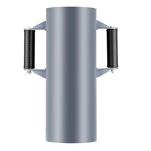VEVOR Fence Post Driver, Heavy Duty T Post Driver with Handles, Metal Manual Pounder Rammer for U-Channel,Wooden Fence, Fits T-Posts with Inner Diameter up to 6.1in,Ideal for Farm, Garden, Yard