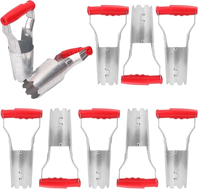 10 Pack Bulb Planter Tool - Bulb Transplanter with Marked Depth, Tulip Bulb Planter Tool - Versatile Tulip Plant Tools for Efficient Planting for Bulbs and Daffodils