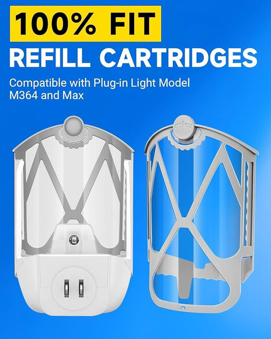33 Packs Refill Cartridge, Refills Compatible with Plug-in Indoor Light M364A and Max, Easy to Use