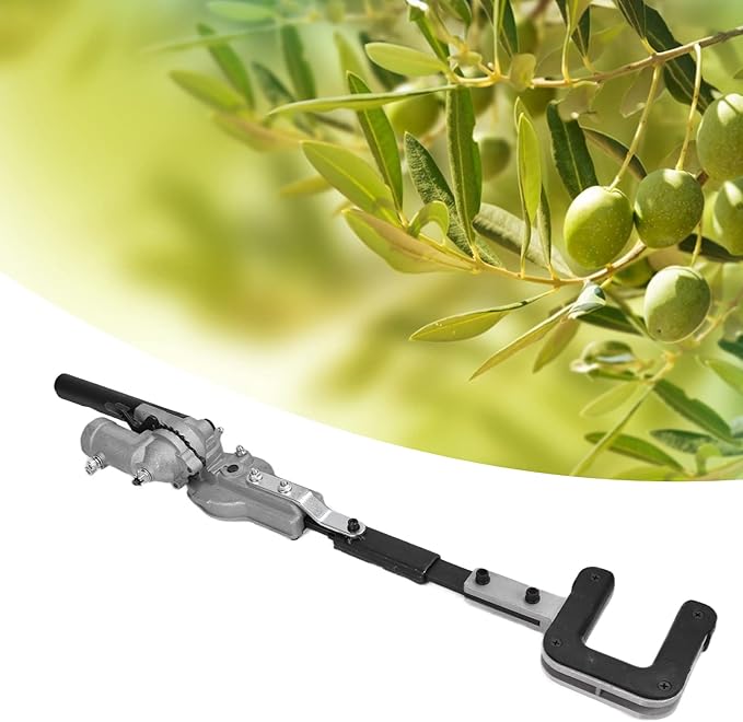 Septpenta 26MM Fruit Picker Head, Efficiently and Quickly Pick from High Places, 9 Teeth Aluminium Alloy Grab Tool for Orchards, Gardens, Pick Olives, Pears, Oranges and Other Fruits