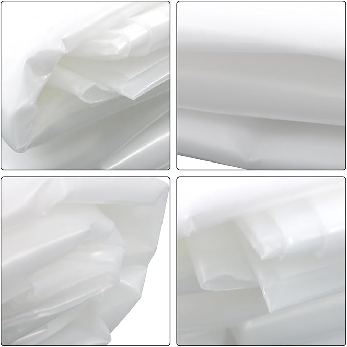 18 x 60FT Greenhouse Plastic Sheeting, 6 Mil Heavy Duty Clear Polyethylene Film, Covering for Gardening, Farming